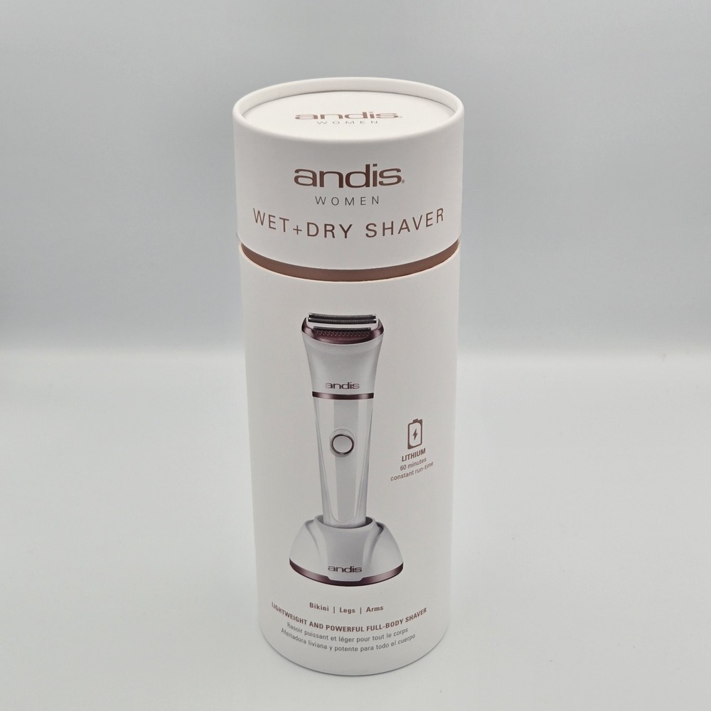 Andis 31015 Women's 6-Piece Wet + Dry‎ Shaver FACTORY SEALED